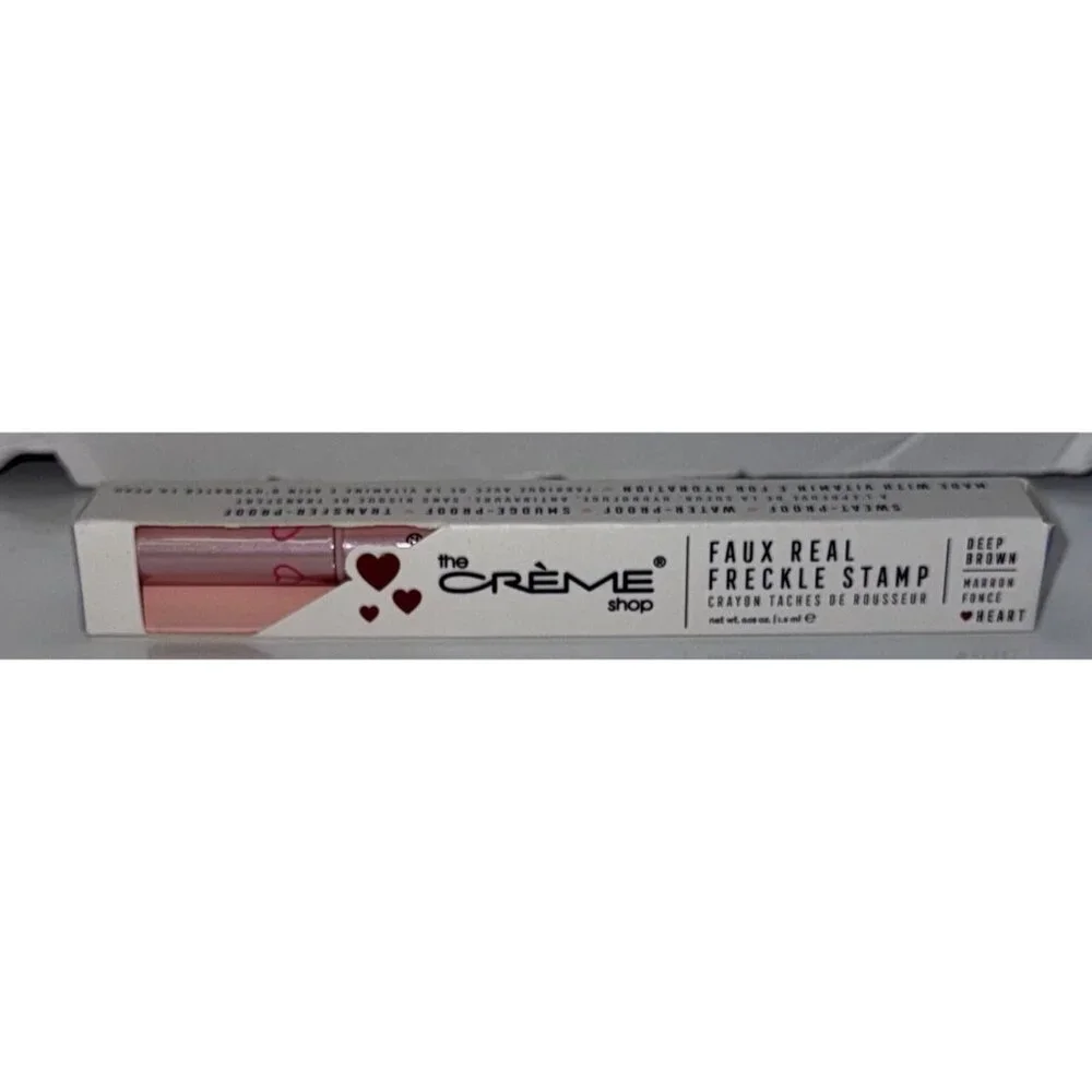 The Creme Shop Faux Freckle Stamp Deep Brown Heart Eyeliner Liquid Dual Sided